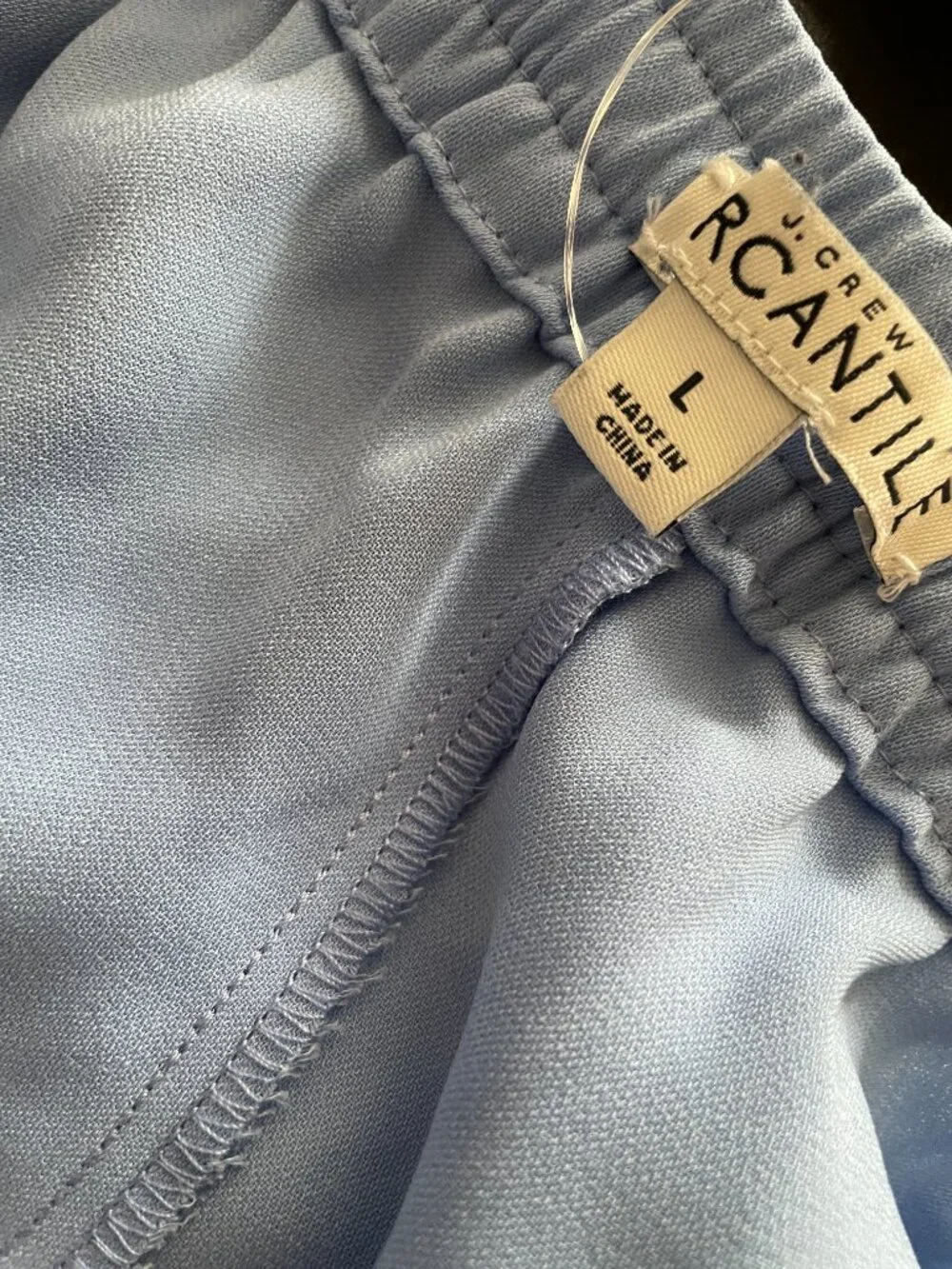 j.crew mercantile women's pull on shorts in periwinkle blue
